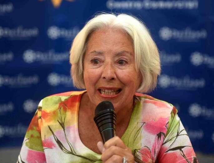 La ensayista, escritora, activista y política Chicha Reina, en una imagen de archivo (Foto TA)